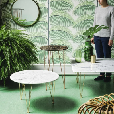 Italienesch modern Canapé Dësch Holz Dësch geschnëtzt Luxus Design Miwwelen Dëscher