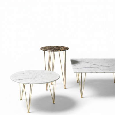 Italienesch modern Canapé Dësch Holz Dësch geschnëtzt Luxus Design Miwwelen Dëscher