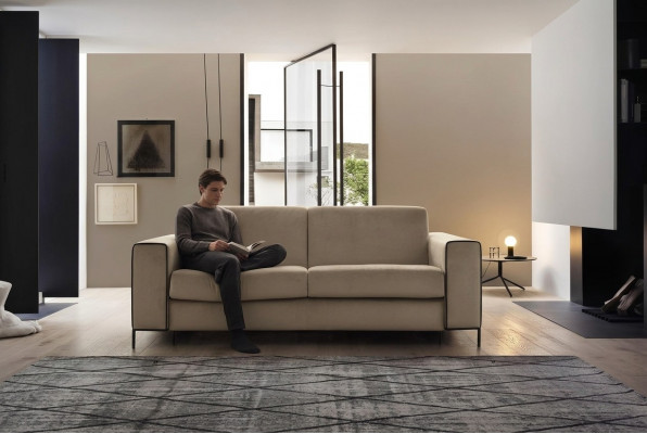 Design 2-Sëtzer Sofas Sofa Textil alfitalia Polster Divan Divanen Club Lounge