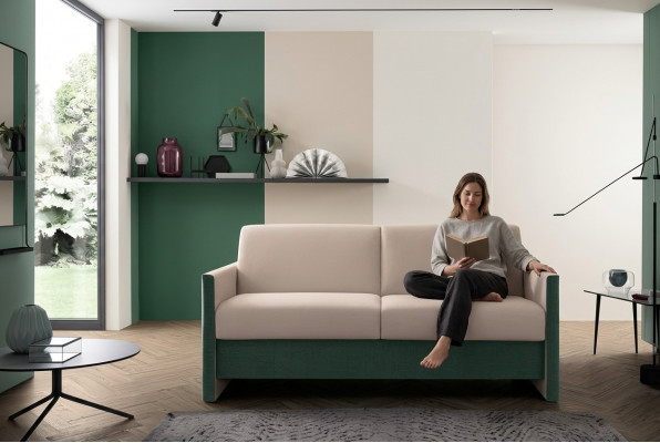 Sofa 3Sëtzplatz Sofa Couch Pouf Setz Dräisëtzer Alfitalia Sofas Couchen Textil
