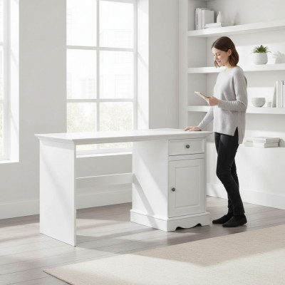 Massivholz Schreifdësch Holz Büro Schreifdëscher Miwwele Schreifdësch Büro Computer Landhausstil