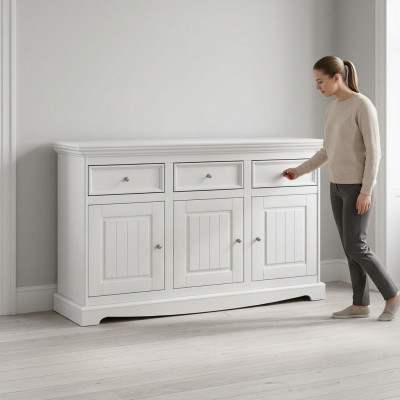 Anrichte Landhausstil Kommoden Sideboard Massivholz Miwwelen Bauerenuffant Kommode