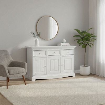 Anrichte Landhausstil Kommoden Sideboard Massivholz Miwwelen Bauerenuffant Kommode