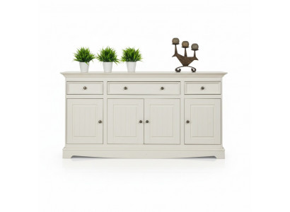 Designer Landhaus Kommode Anrichte Schaf Regal Holz Luxus Kommoden Sideboard