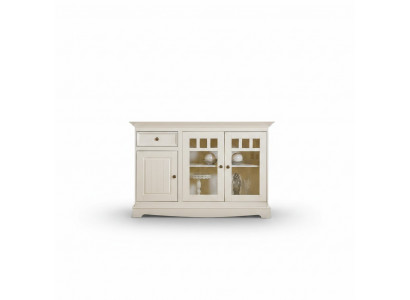 klassesch Kommode Landhaus Säitestack Wäiss Buffet Schaf Wunnzëmmer