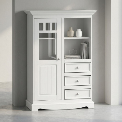 Buffet Landhausstil Wunnzëmmer Wandregaler Holzregal Bicherregal Schaf