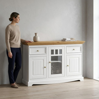 Anrichte Massiv Kommode Schaf Miwwel Kommoden Vollholz Schief Nei Sideboard