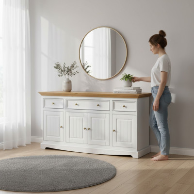Kommod Vitrinne Schaf Wäinschaf Regal Schief Landhaus Kommode Vitrinne