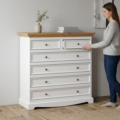 Kommod Design Wunnzëmmer Miwwelen Holz Kommoden Sideboard Lowboard Landhaus NEI