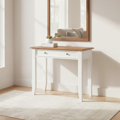 Konsolendëscher Holz Design Wäiss Klassesch Designer Luxus Konsolendësch Neiwertig