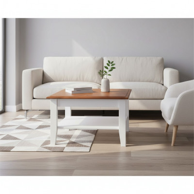 Niewentisch Holz Handaarbecht Dësch Echt Holz Klassesch Sofa Nei
