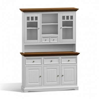 Wunnzëmmer Regal Luxus Holz Design Kommode Anrichte Side Low Board Schaf Nei