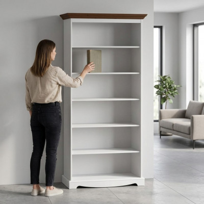 Regal Regalsystem Bicherregal Holz Regaler Holz Miwwel Schiefen Ariichtung Büro