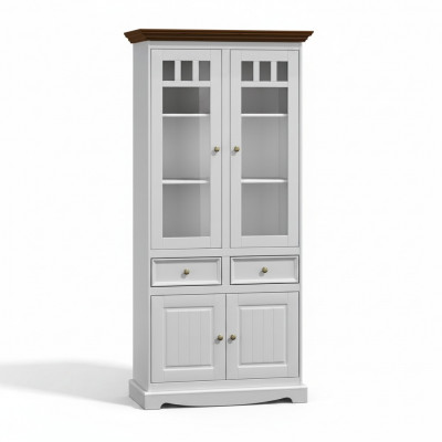 Vitrinn Miwwelen Glas Schaf Vitrinn Klassesch Eckvitrinn Eckschaf Glas Holz
