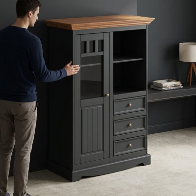 Design Miwwelen Luxus Landhaus Buffé Kommode Anrichte XXL Klassesch Kommoden Nei