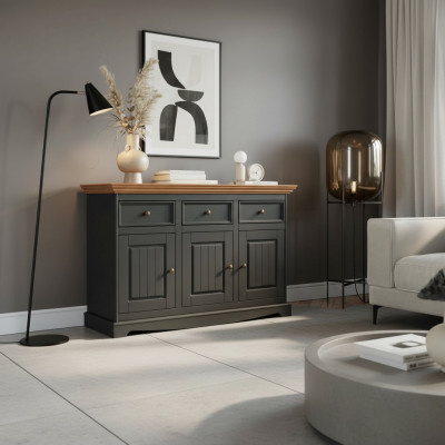 Designer Kommoden Schaf Holz Héichglanz XXL Grouss Luxus Schaf Regal Neit Kommode
