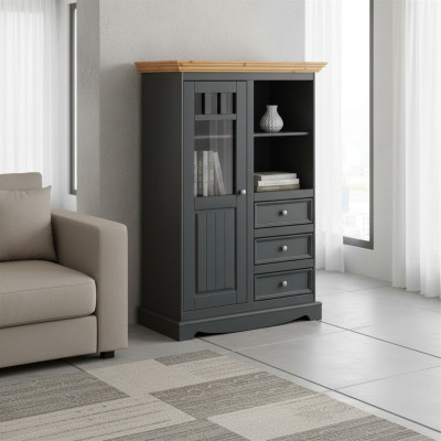 Schiefen Tirangen Schief Schiefkommoden Sideboard Kommodus Holz Design Schaf Neue.