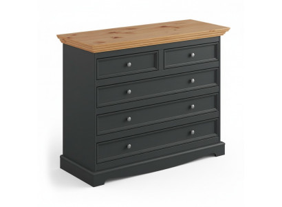 Kommod Luxus Kommoden Landhausdesign Miwwele Polster Holz Konsole Schwaarz Board