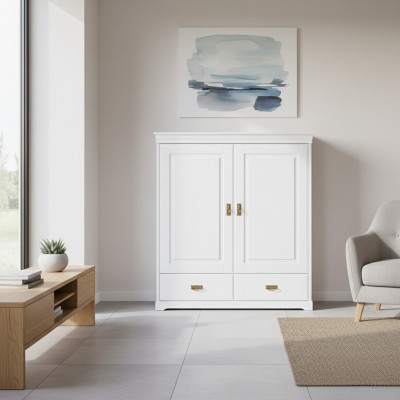 Kommod Kommoden Schlofkummer Miwwelen Holz multifunktionell Modern Holz Säitschränk