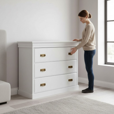 Kommode Sideboard Kommoden Sideboards 3 Schëffer Héichschaf Schaf Nei Holz