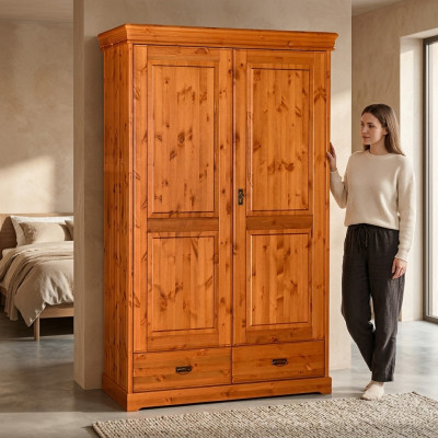 Kleederasch Schlofzëmmer Miwwelen Design Italienesch Nei Holz Schaf Schief