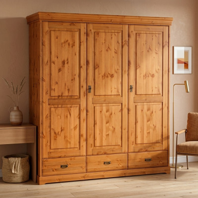 Kleederasch Holz Schlofkummer Schaf Modern Stil Schief méiweck Regaler