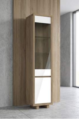 Glas Vitrine Schaf Vitrinen Wunnzëmmer Schief Design Modern Italien Neit