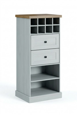 Landhaus Wäiss Schaf Kommode Lowboard Anrichte Holz Buffet Kommoden Sideboard