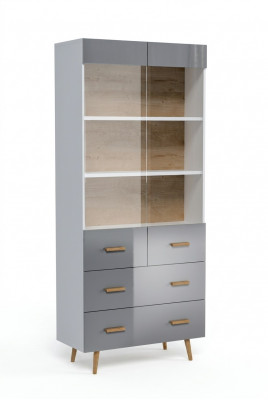 Vitrine Anrichte Schaf Regal Modern Stil Wunnzëmmer Kollektioun Gro Vitrinen