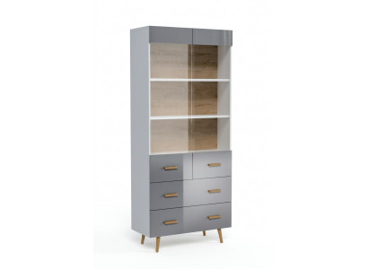 Vitrine Anrichte Schaf Regal Modern Stil Wunnzëmmer Kollektioun Gro Vitrinen