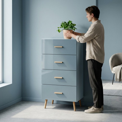 Kommoden Designer Holz Luxus Schief Schaf Konsol héich Schaf Side Low Board Nei