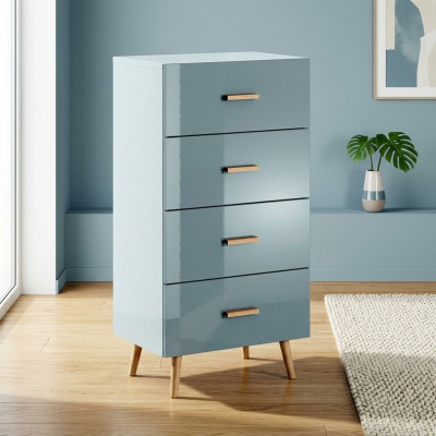 Kommoden Designer Holz Luxus Schief Schaf Konsol héich Schaf Side Low Board Nei