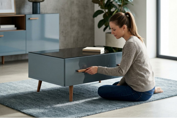 Designer Dëscher Holz Luxus Italien Canapé Kaffi Polster Sofa Dësch Echt Holz
