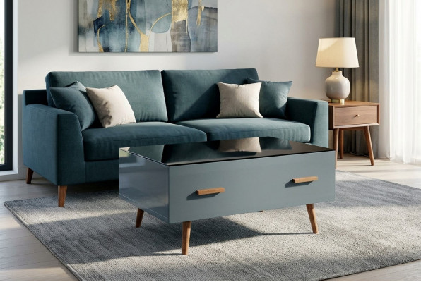 Designer Dëscher Holz Luxus Italien Canapé Kaffi Polster Sofa Dësch Echt Holz