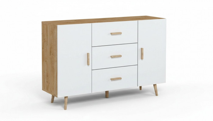 Kommode Regal 140cm Schiefen Regaler Späicher Héichglanz Nei Kommode Säitendësch