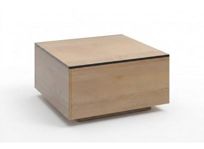 Beistelltisch Couchtisch Echt Holz Miwwelstéck Miwwelen Eech 80x80cm Nei Dëscher