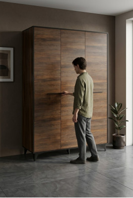 Schaf Handaarbecht Vollholz Schaf Holz Kleederschaf Schlofkummer Holz Nei