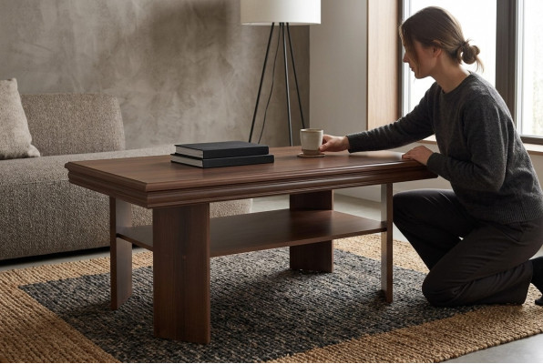 Couchtisch Beistelltisch Dësch Wunnzëmmer Loft Couchtischen Dëscher Designer Nei