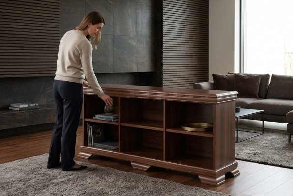 Wunnzëmmer Kollektioun Sideboard Miwwelen TV Lowboard Dësch Schaf Niddreg Regal
