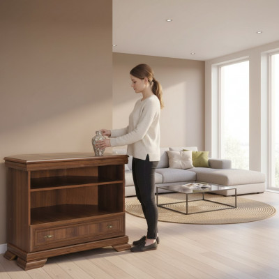 Wunnzëmmer Schaf Schaf Lowboard TV Miwwelen Schief Sideboard RTV Kommode Neit