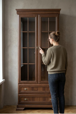Vitrinnen Vitrinneschaf Schaf Glasschaf Kommoden Bicher Klassesch Vitrinn