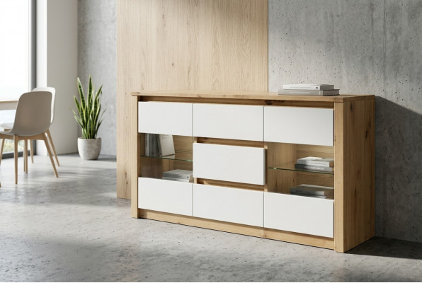 Schiefen Nei Anriicht Miwwel Kommoden Schaf Sideboard Massiv Komod Holz