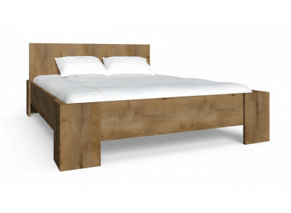 Schlof Zëmmer Holz Luxus Design Bett Polster Duebel Hotel Better Koppel 180x200cm