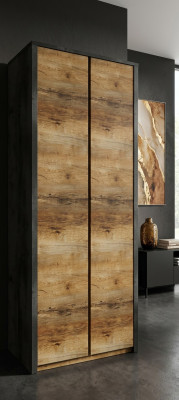 Schlofkammer Schiefen Holz Miwwelen Schaf Landhaus Kleederschaf Design Brong