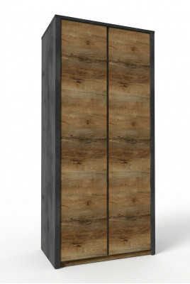 Schlofkammer Schiefen Holz Miwwelen Schaf Landhaus Kleederschaf Design Brong