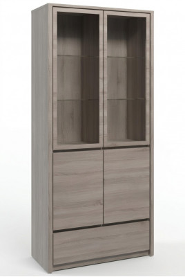 Iesszëmmer Holz Wunnzëmmer Miwwelen Vitrin Kommode Vitrine Glasvitrine Schief Schiefen