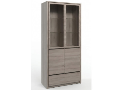 Iesszëmmer Holz Wunnzëmmer Miwwelen Vitrin Kommode Vitrine Glasvitrine Schief Schiefen