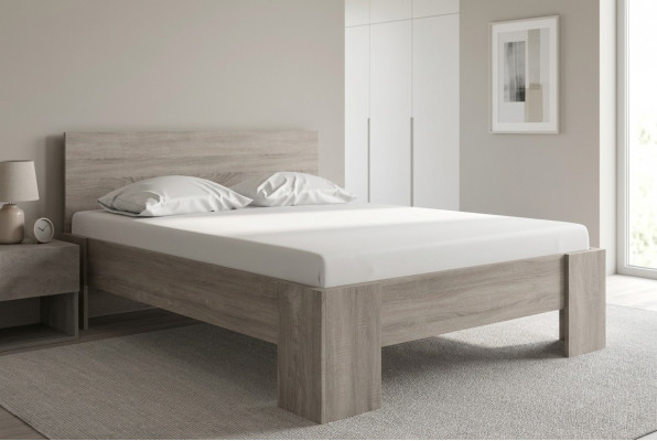 Luxus Design Miwwelen Schlofkummer Holzbett Bett Landhaus Stil Better Duebel Holz