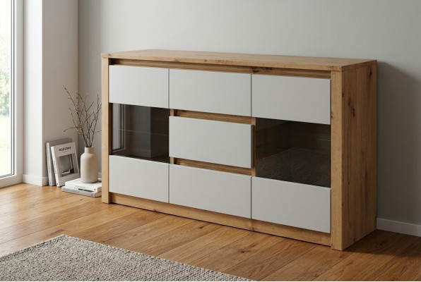 Wunnzëmmer Regal Holz Luxus Miwwelen Designer Sideboard Anrichte Board Schaf Nei