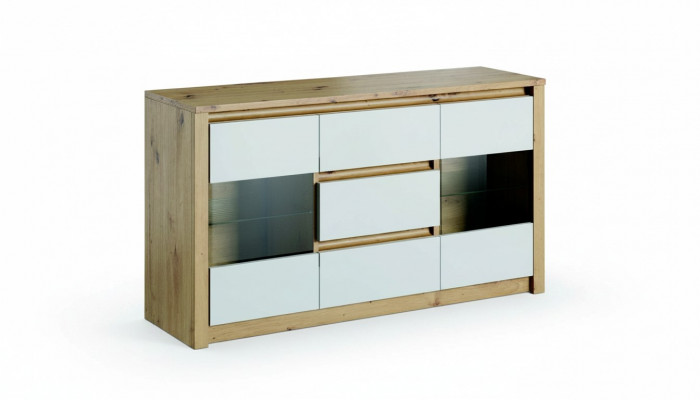 Wunnzëmmer Regal Holz Luxus Miwwelen Designer Sideboard Anrichte Board Schaf Nei
